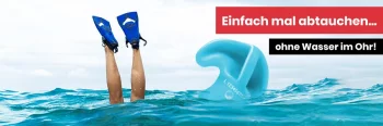 Einfach mal abtauchen, ohne Wasser im Ohr schwimmen